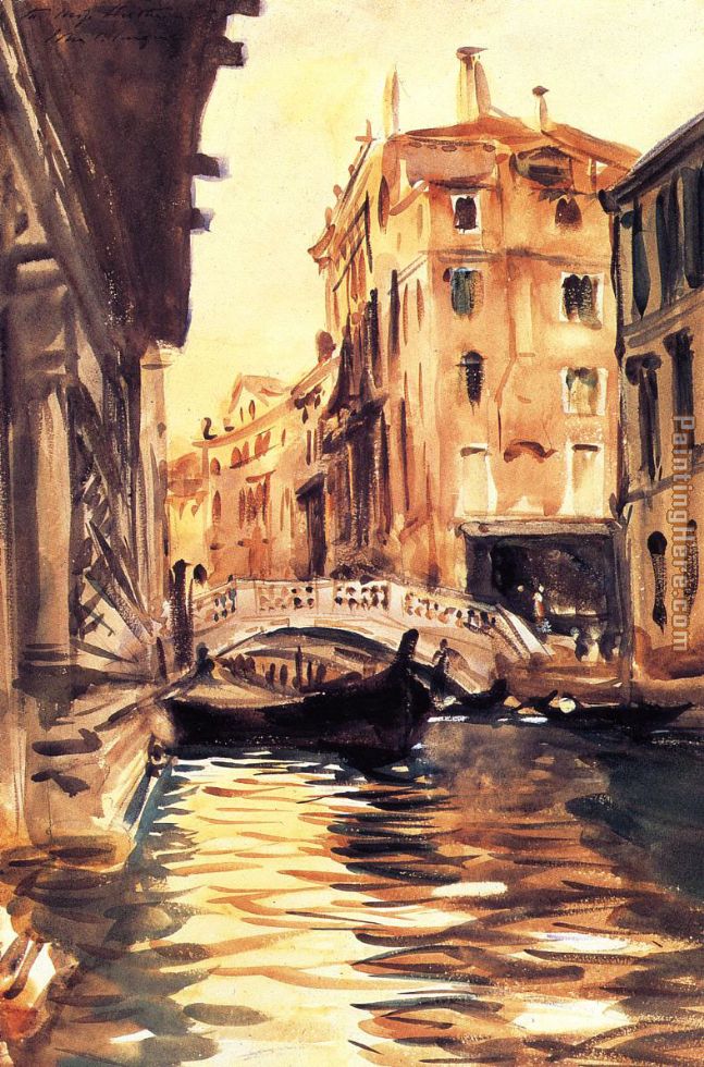 Ponte della Canonica painting - John Singer Sargent Ponte della Canonica art painting